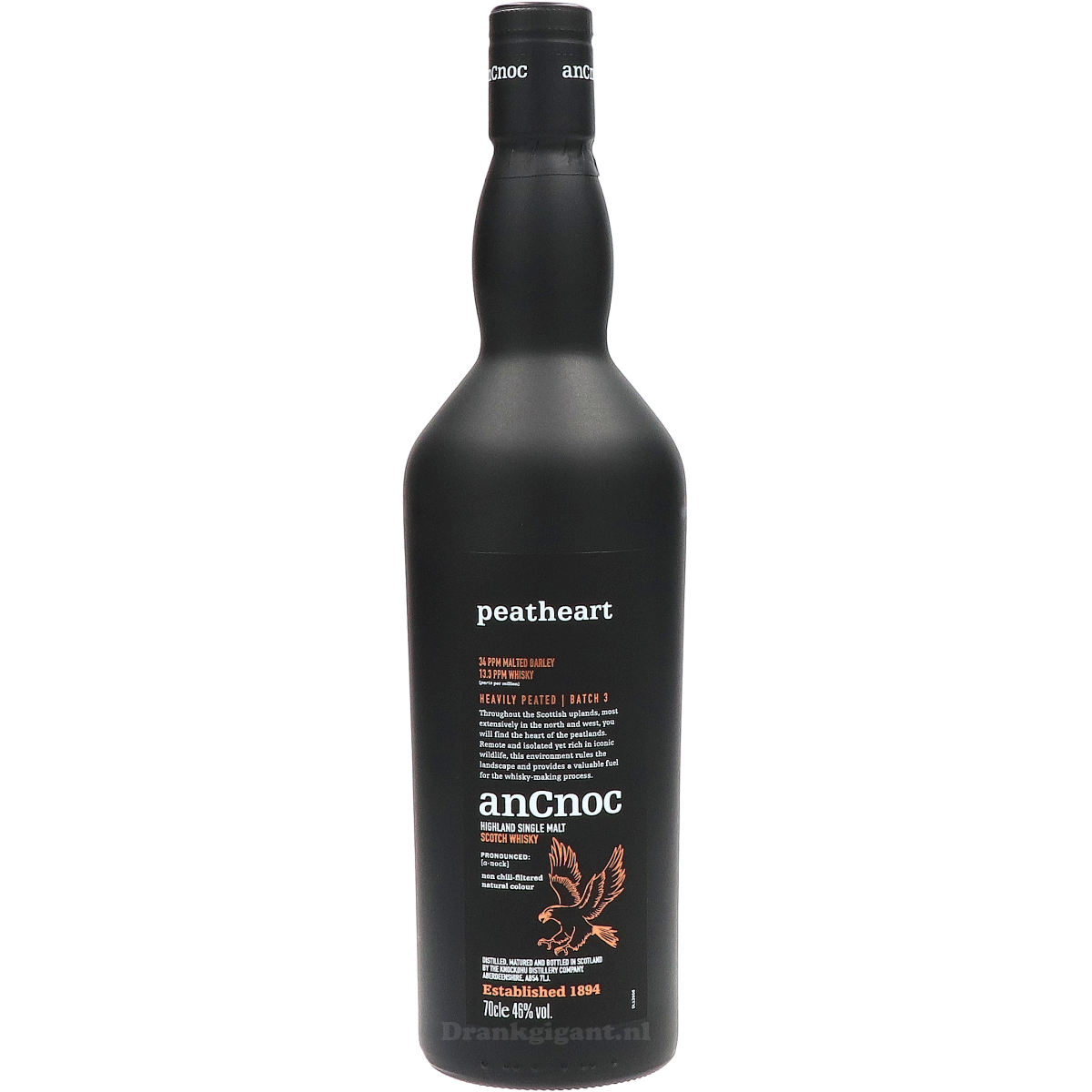 AnCnoc Peatheart Batch 3 70 cl