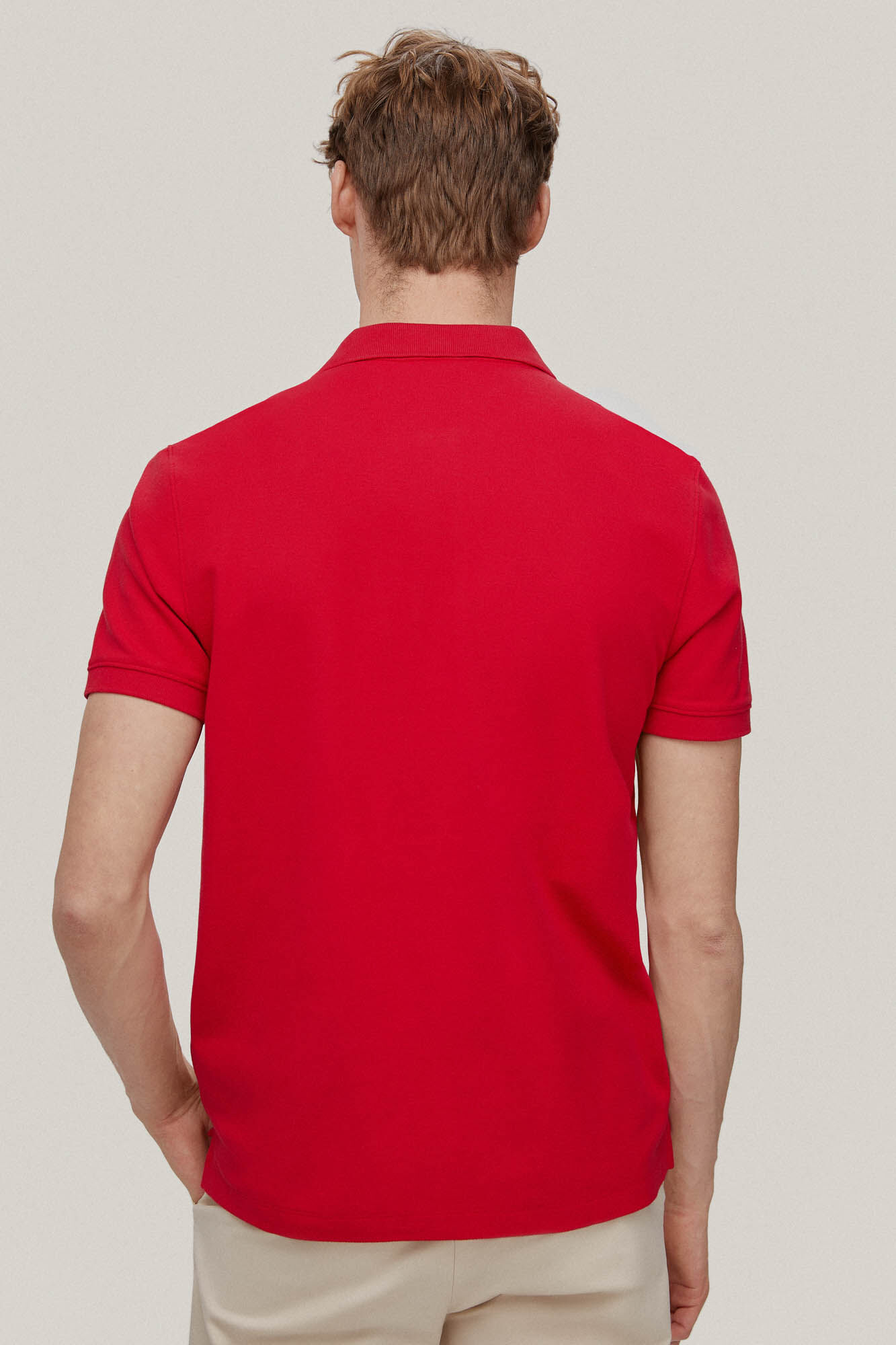Logotipo Polo Piqué - Vermelho