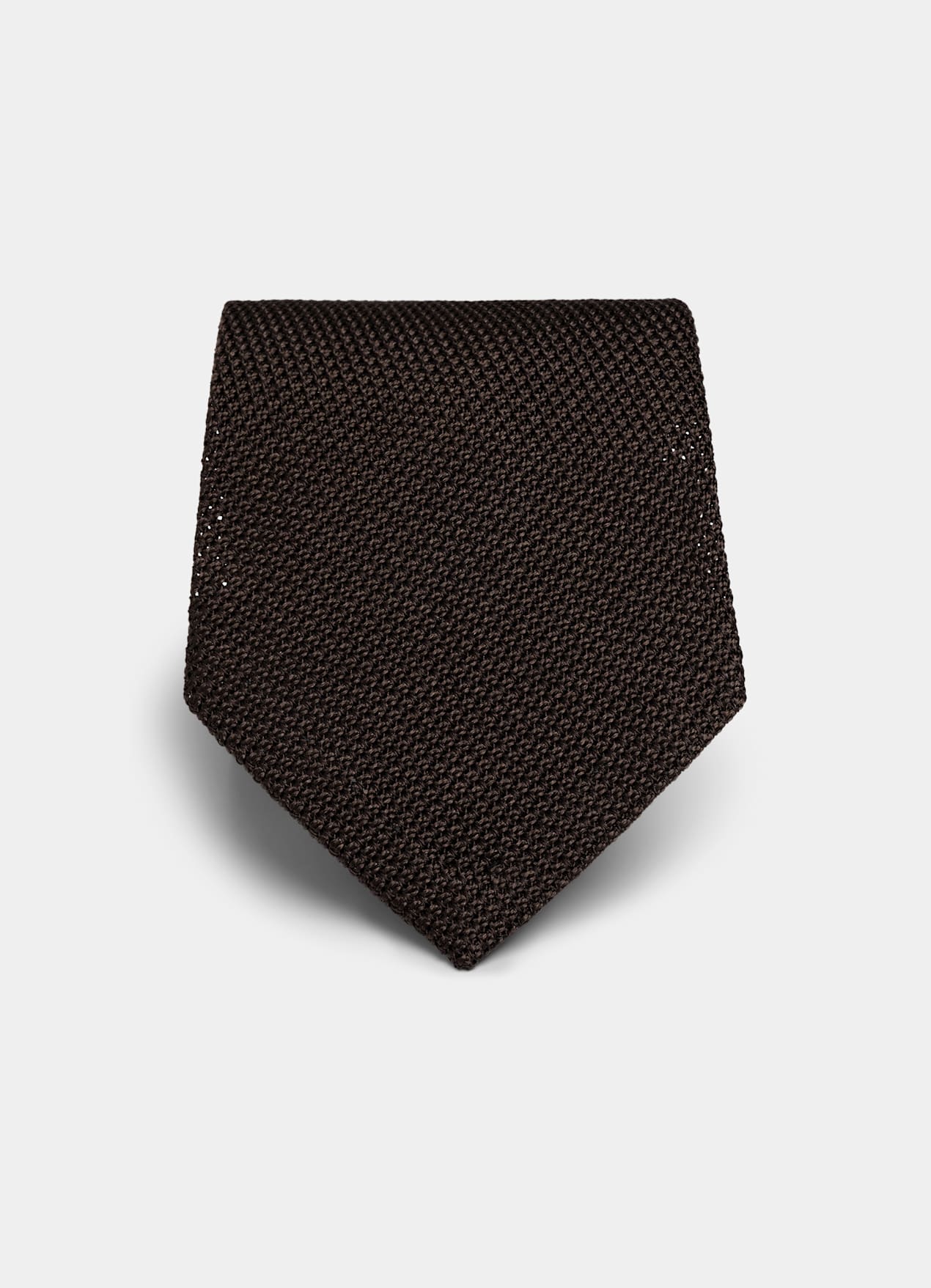Cravate marron foncé
