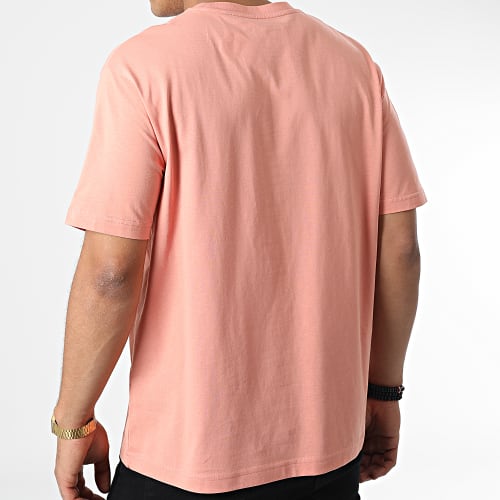 Tee Shirt Oversize Large Small Tag Rose Noir
