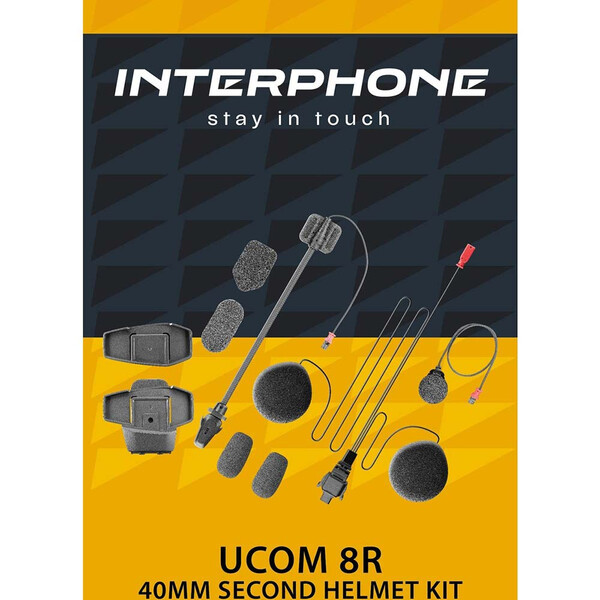 Interphone - Kit audio second casque 40 mm|U-Com 8R