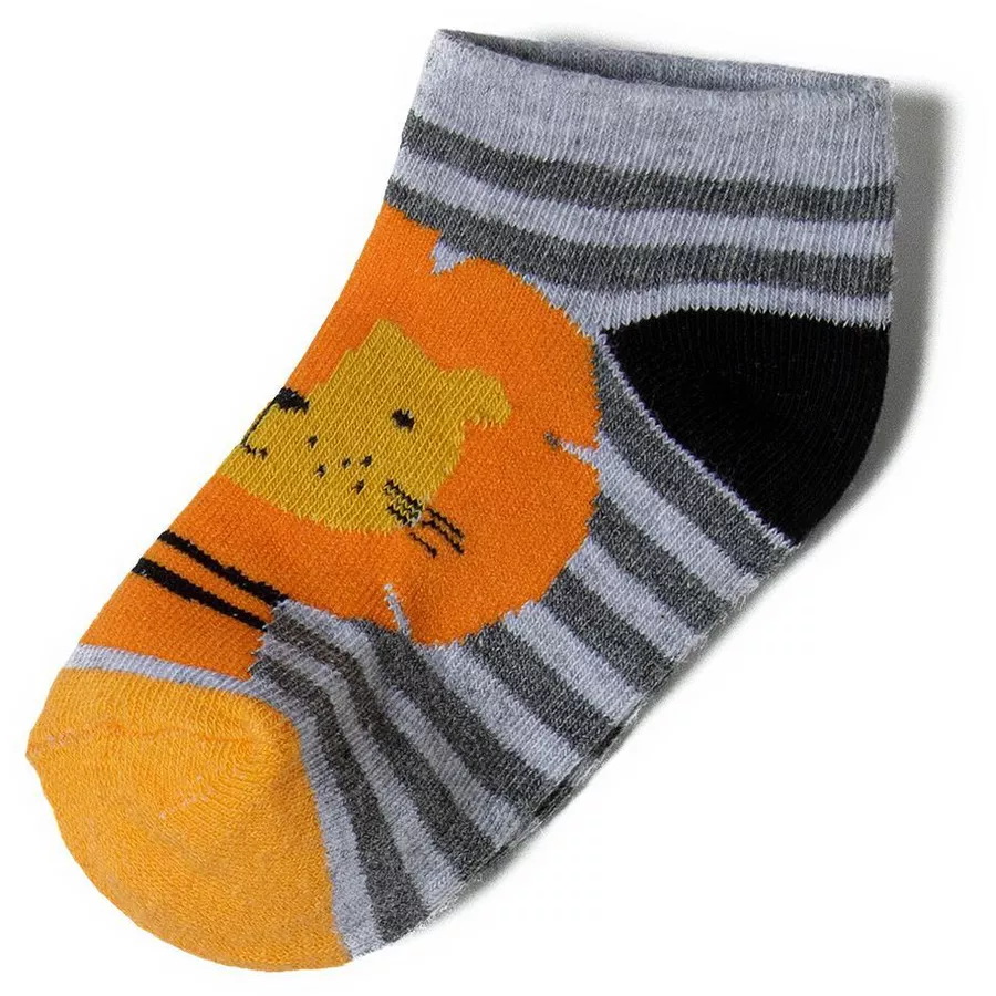 MINOTI 5er-Pack Socken GrauGelbWeiß
