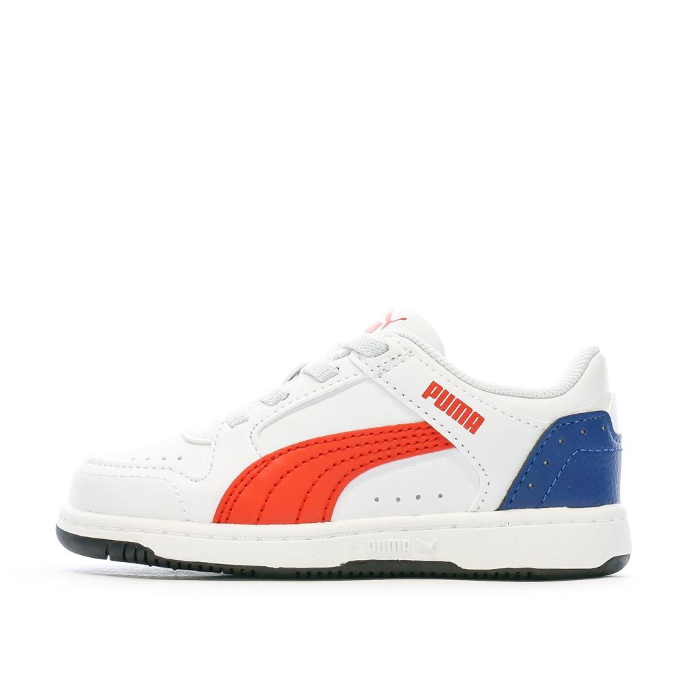 Puma Baskets Bleu/Blanc/Rouge Garçon Puma Inf Reb