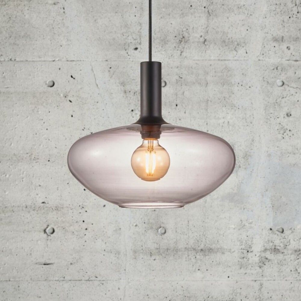 TAKLAMPE NORDLUX ALTON SVART E27