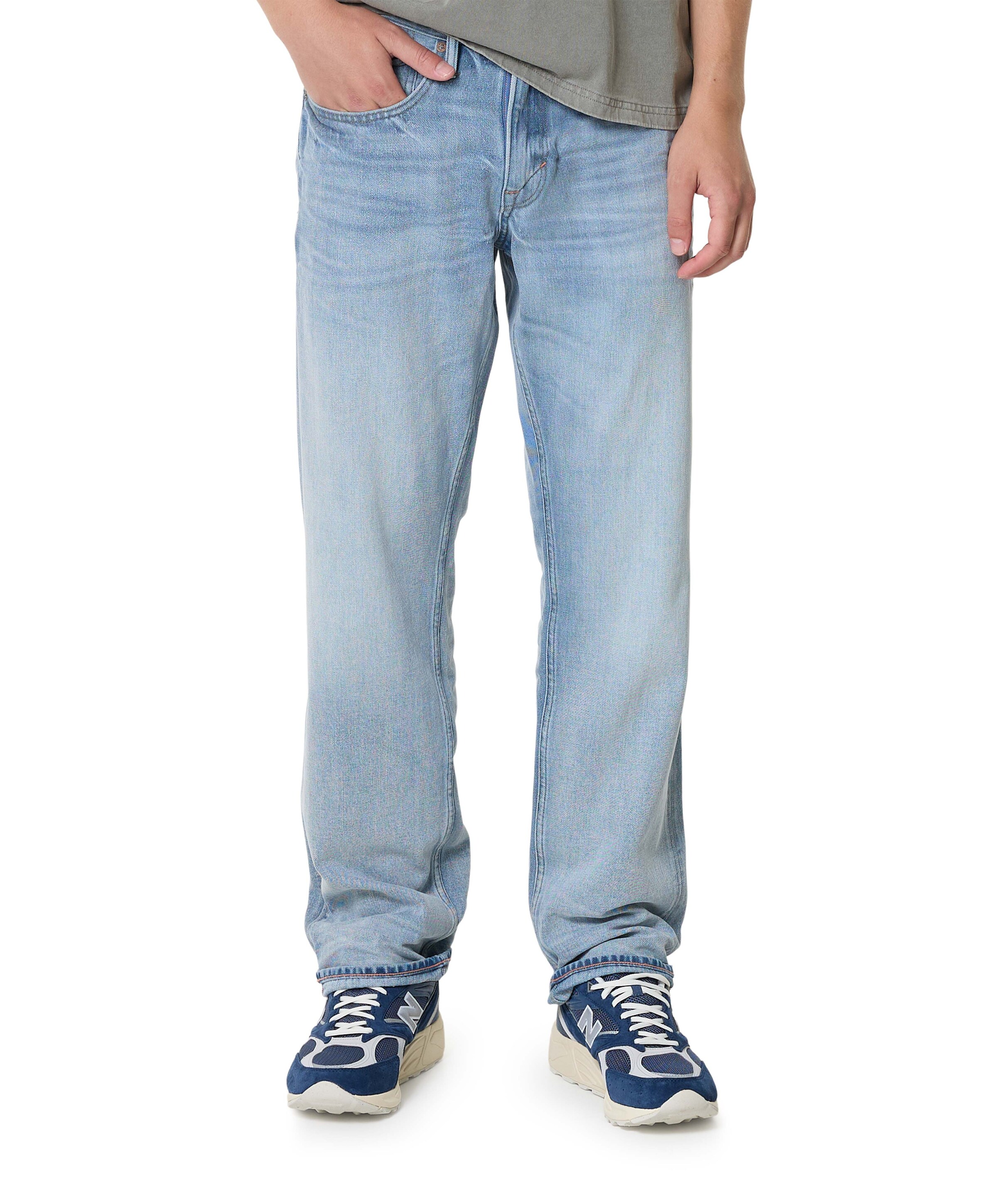 -1 Nordic Denim Relaxed leg heren jeans blauw