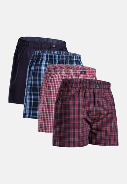 BOXERSHORTS I VÆVET ØKOLOGISK BOMULD