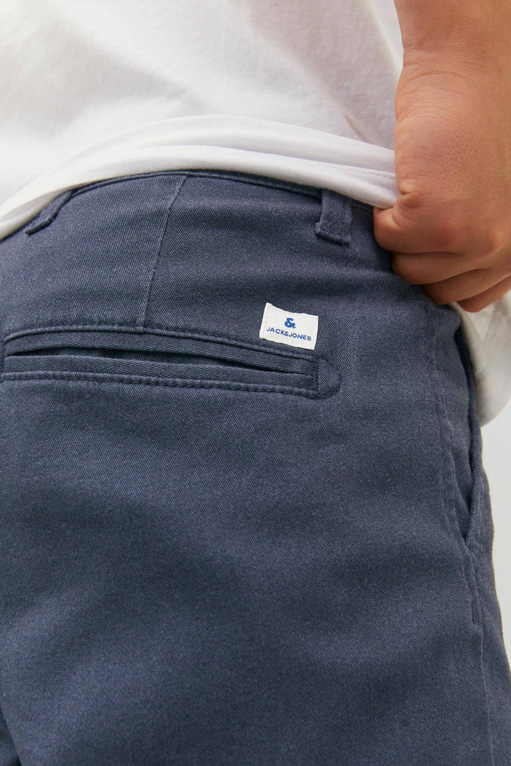 JACK & JONES regular fit broek JPSTMARCO JJDAVE blauw
