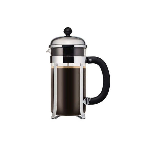 Cafetière à piston en acier inox avec poignée à prise confortable 1L - Chambord