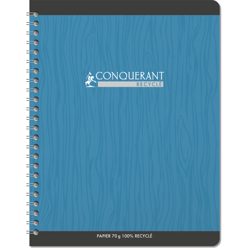 Cahier Conquerant 7 Integrale 170X220 180P 70G Q5/5 Recycle Assorti
