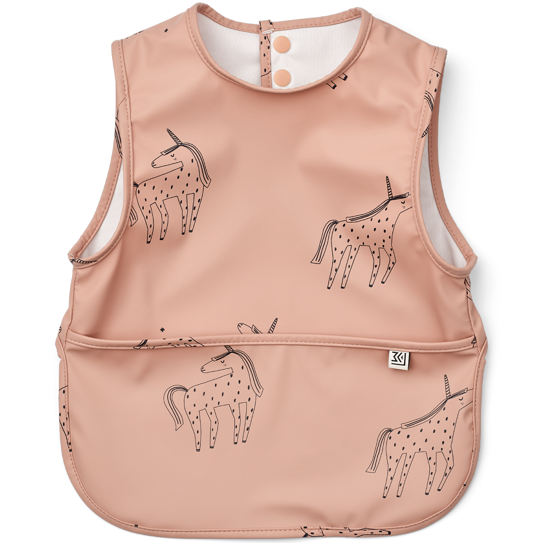 Liewood schortslab bria bib - unicorn pale tuscany