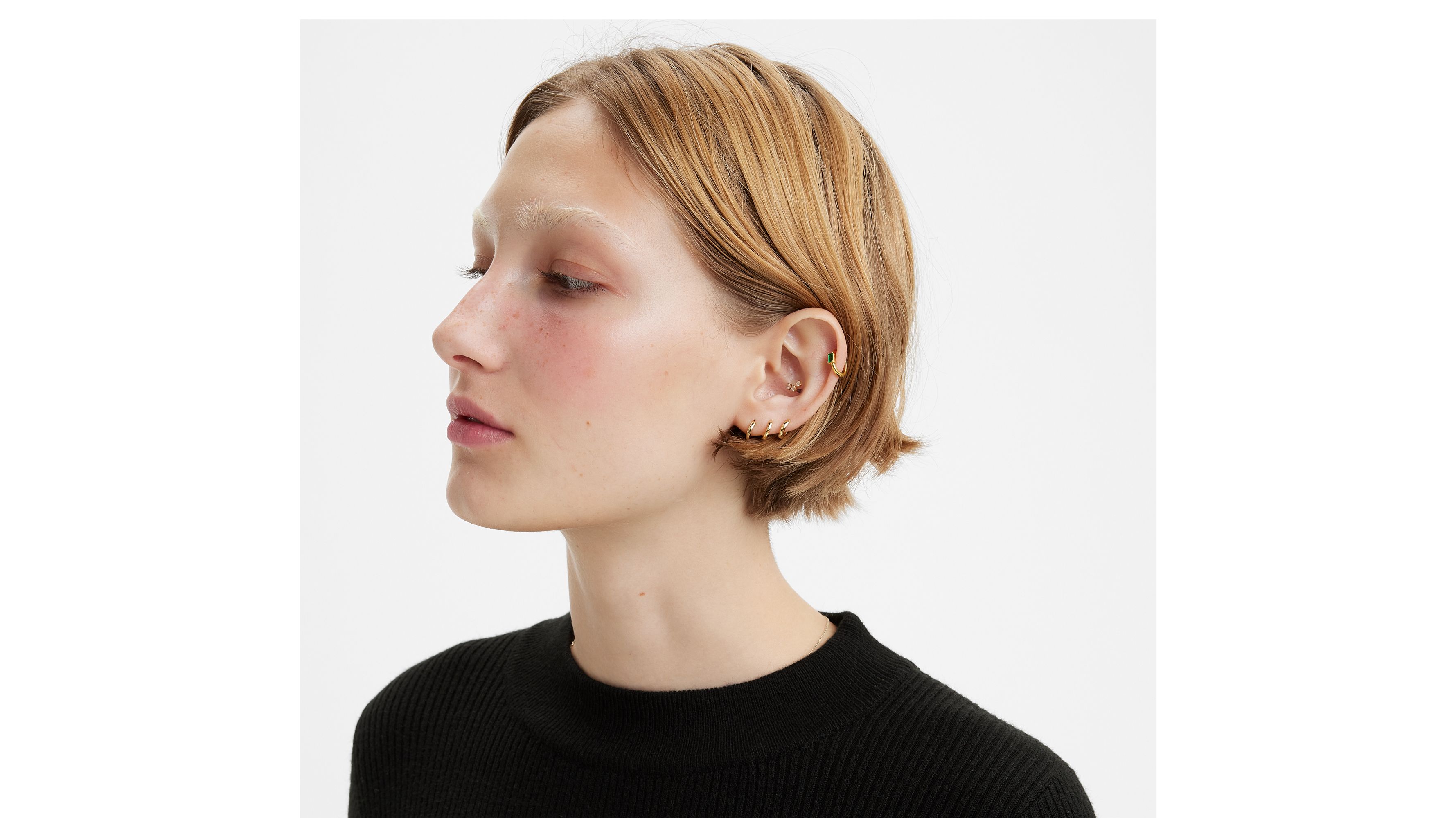 Pull en maille côtelée - Caviar - Noir