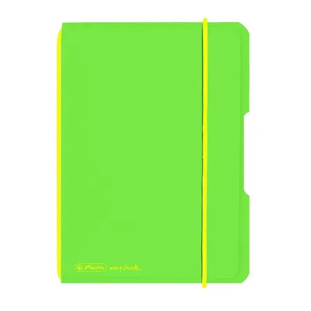 Herlitz Notizheft DIN A6, flexibel, 40 Blatt kariert, hellgrün