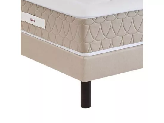Clémaé 2 - Matelas à ressorts et latex, accueil équilibré - 140x190 cm