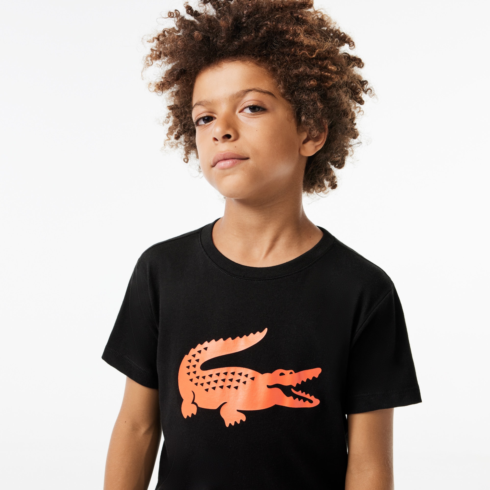 T-shirt enfant Tennis Lacoste SPORT crocodile oversize T-Shirts & Chemises - Noir - Lacoste - Garçon