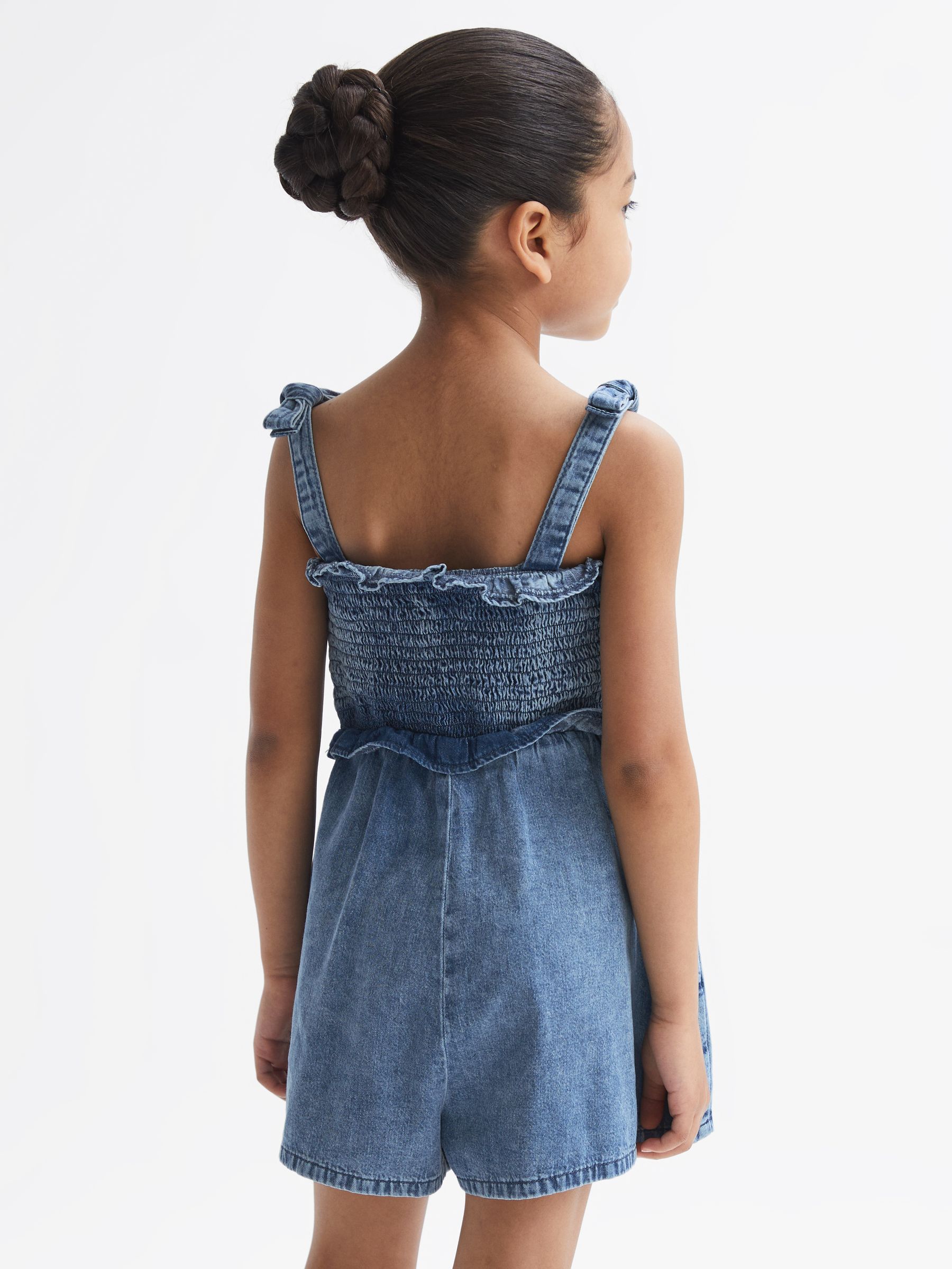Reiss - Hattie - Denim playsuit