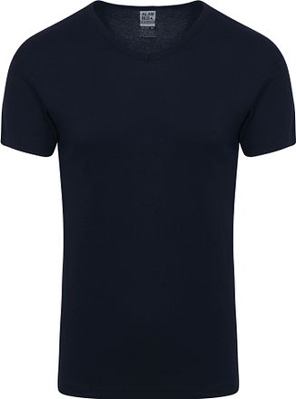 Alan Red Vancouver T-shirt V-Hals Navy 2-Pack 7032/2P/06 Vancouver Rib Navy kopen