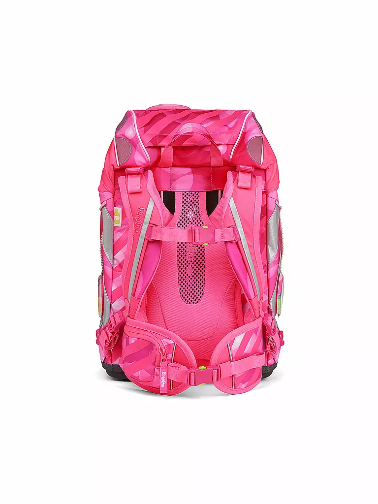 ERGOBAG Schulrucksack Set 6tlg Pack - KuntBärbuntes Einhorn Neo Edition pink
