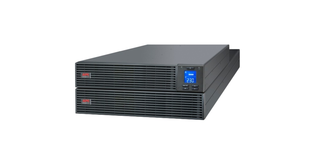 APCEasy-UPS On-Line SRV 6000VA Rail Kit, 230V ups  (Zwart, SRV6KRIRK, Hardwired, Rack Mounted)
