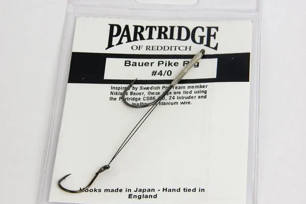 Partridge Bauer Pike Rig Ferdig Rigg Til Gjeddetubefluer