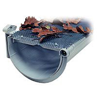 Protège gouttière L.6 m marron Interplast