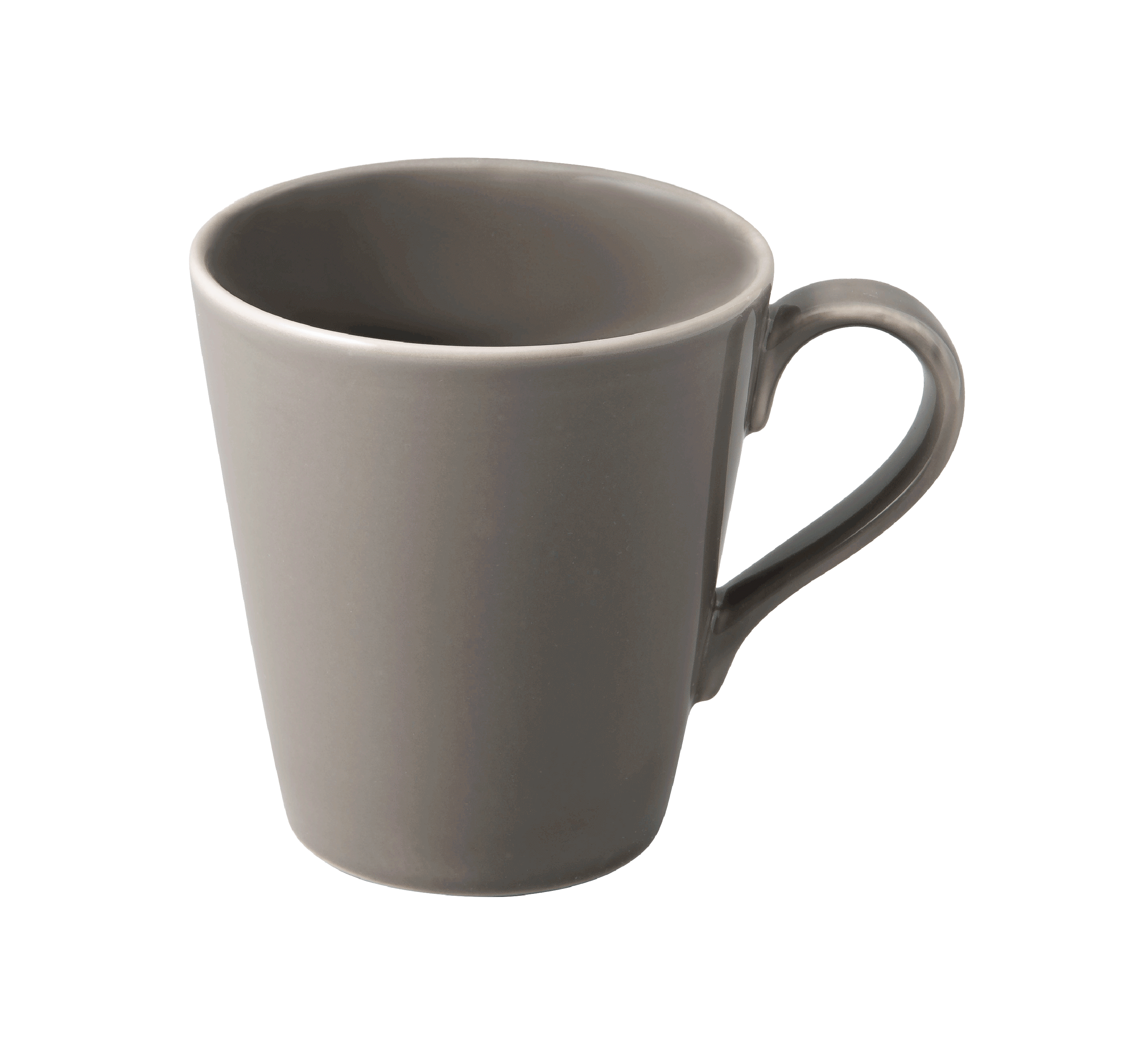 Organic Mug Taupe, 9.5 oz, porcelain