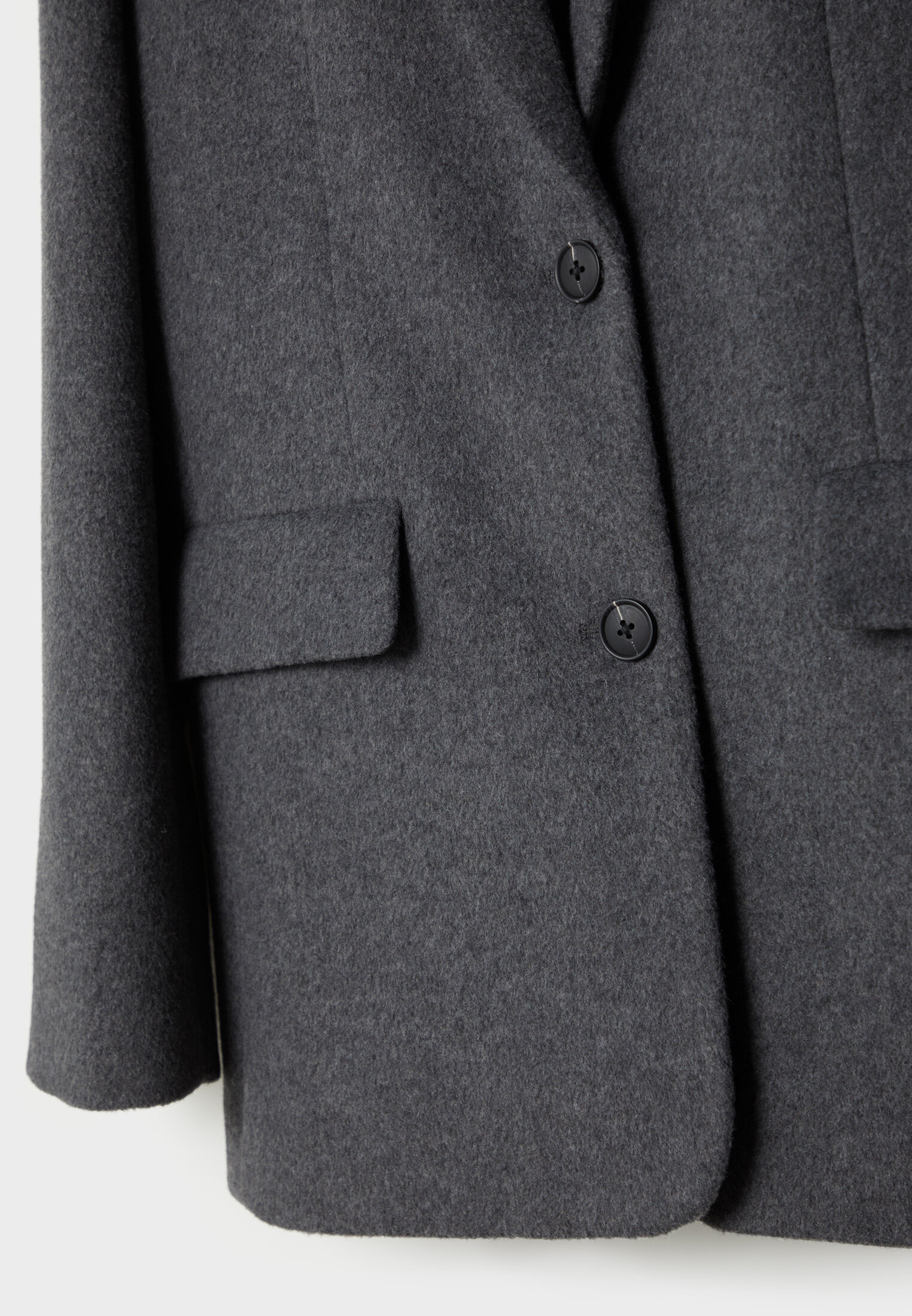 Blazer de tecido pesado