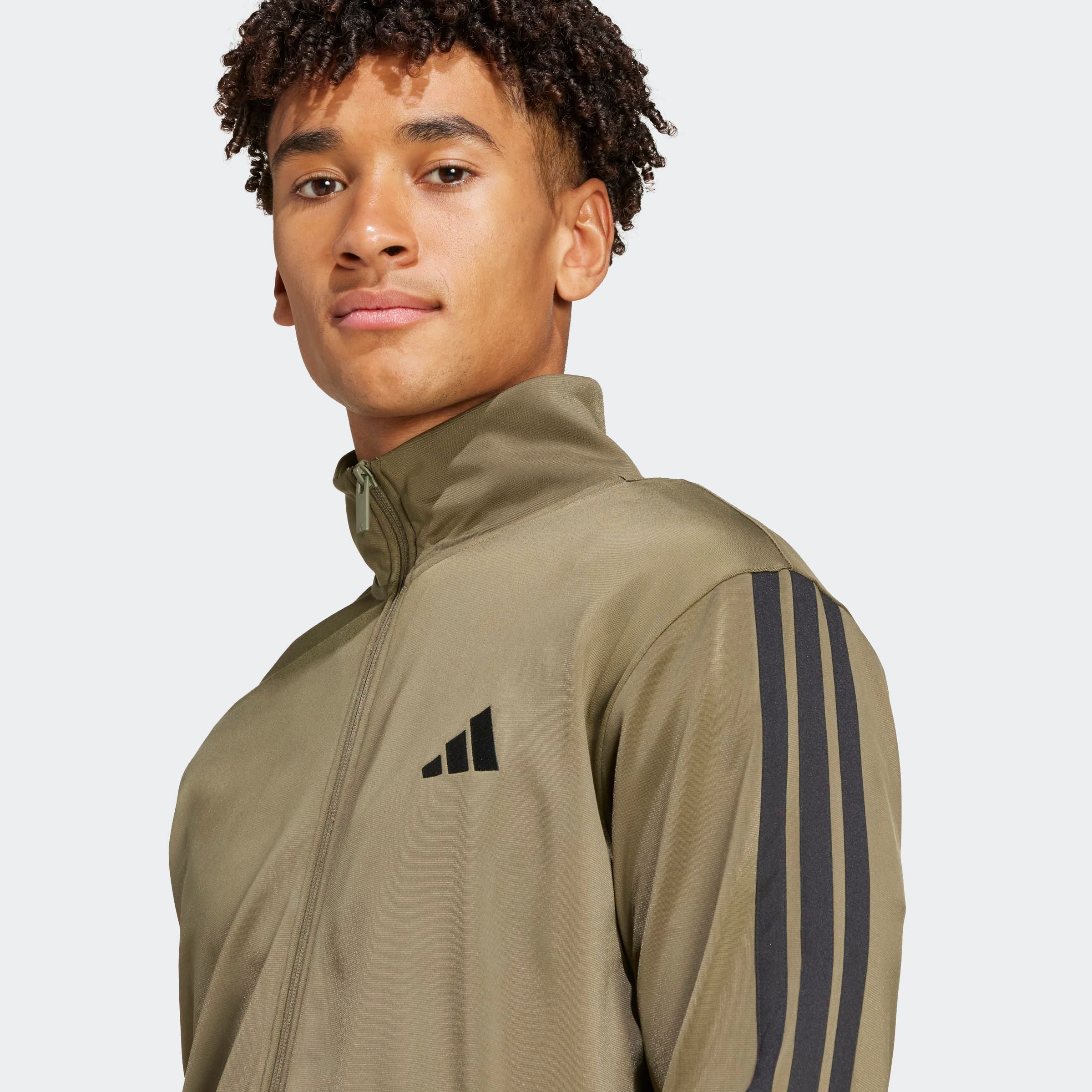adidas Sportswear Trainingsanzug »M 3S TR TT TS«, 2 Stk. Basic 3-Streifen Trikot