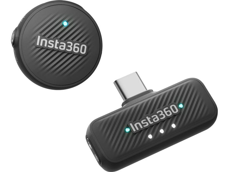 Insta360 Mic Air (1 TX   1 RX) Kabelloses Mikrofon-Set für die Flow-Serie