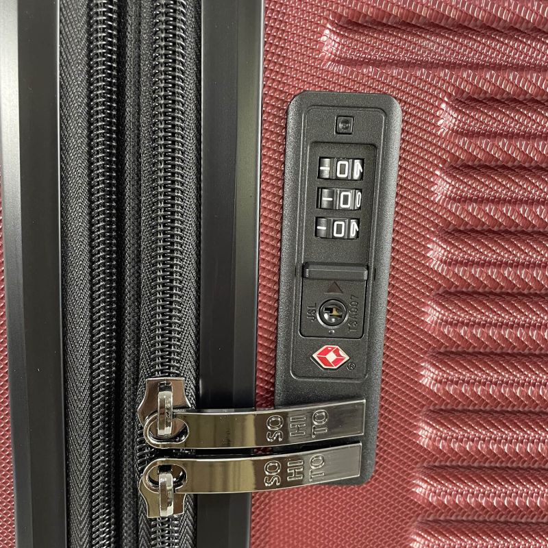 Valise rigide Takai Extensible 67 cm Burgundy