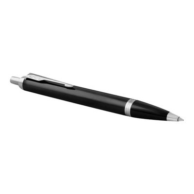 Parker IM - Stylo à bille noir/argent - encre bleue