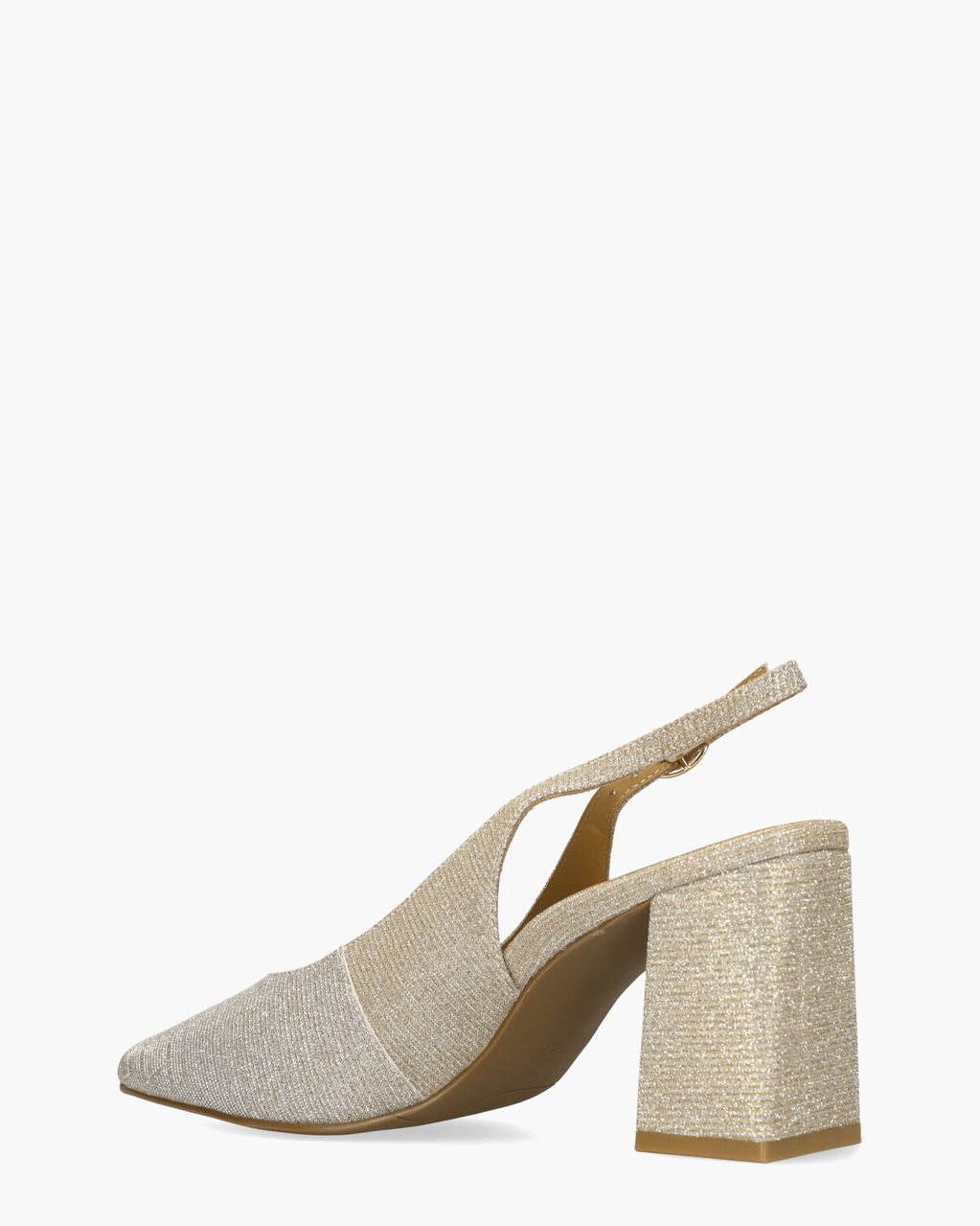 Di Lauro Wiby Goud Dames Slingbackpumps