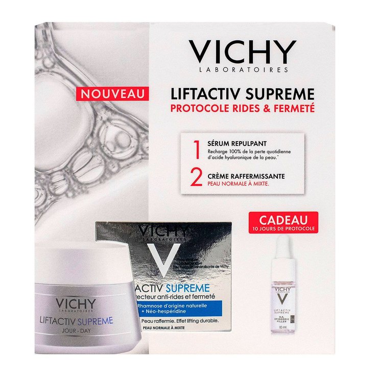 Coffret LiftActiv correcteur anti-rides normal 50ml + H.A. Epidermic sérum 10ml offert