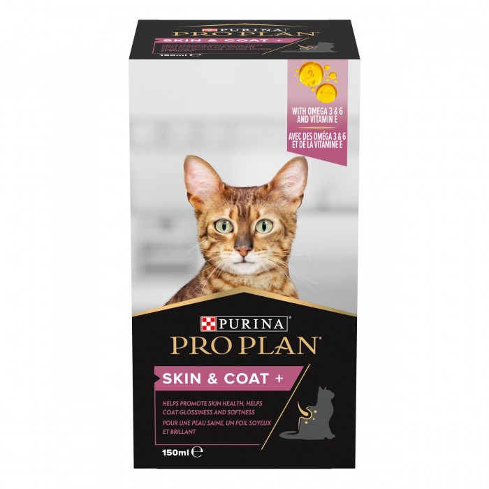 PRO PLAN Skin & Coat+ en huile - Aliment complémentaire pour chat