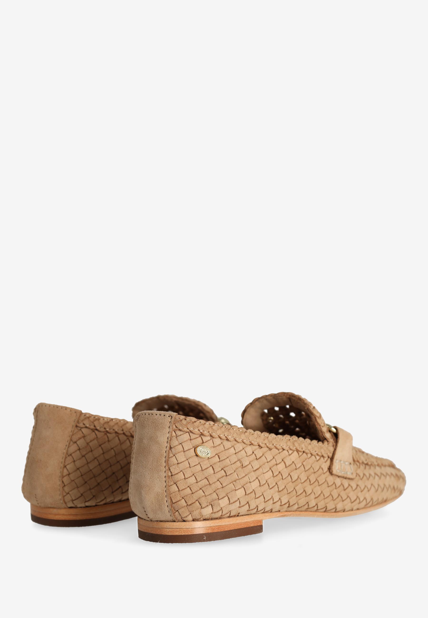 JOLIEN LOAFER woven suede Taupe