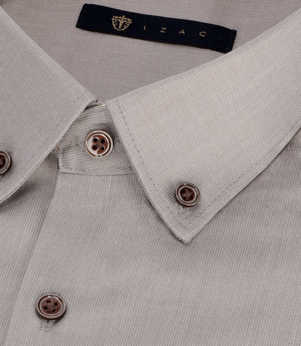 Chemise slim beige PABLO