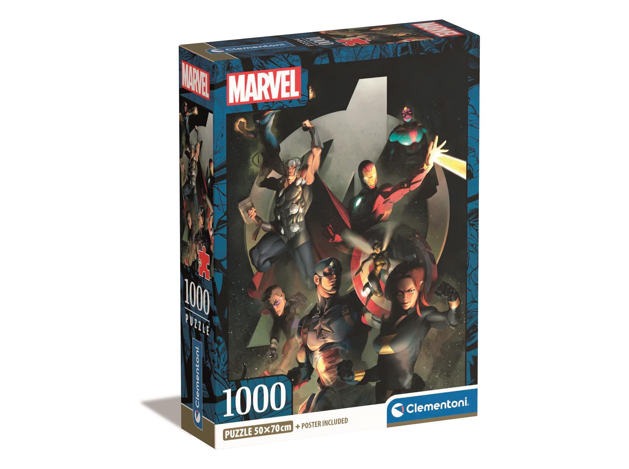 PUZZLE MARVEL CLEMENTONI 1000 PEÇAS