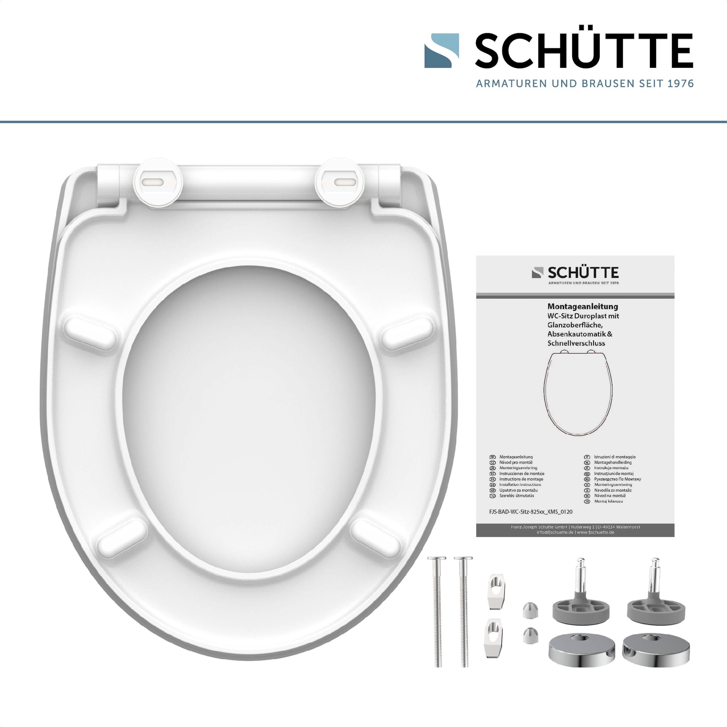 Schütte WC-Sitz »Happy Elephant« Duroplast, mit Absenkautomatik und Schnellverschluss, High Gloss