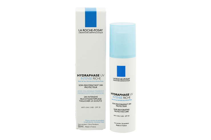 Hydraphase UV Soin 24 h Intense Protecteur peaux sèches et sensibles 50ml