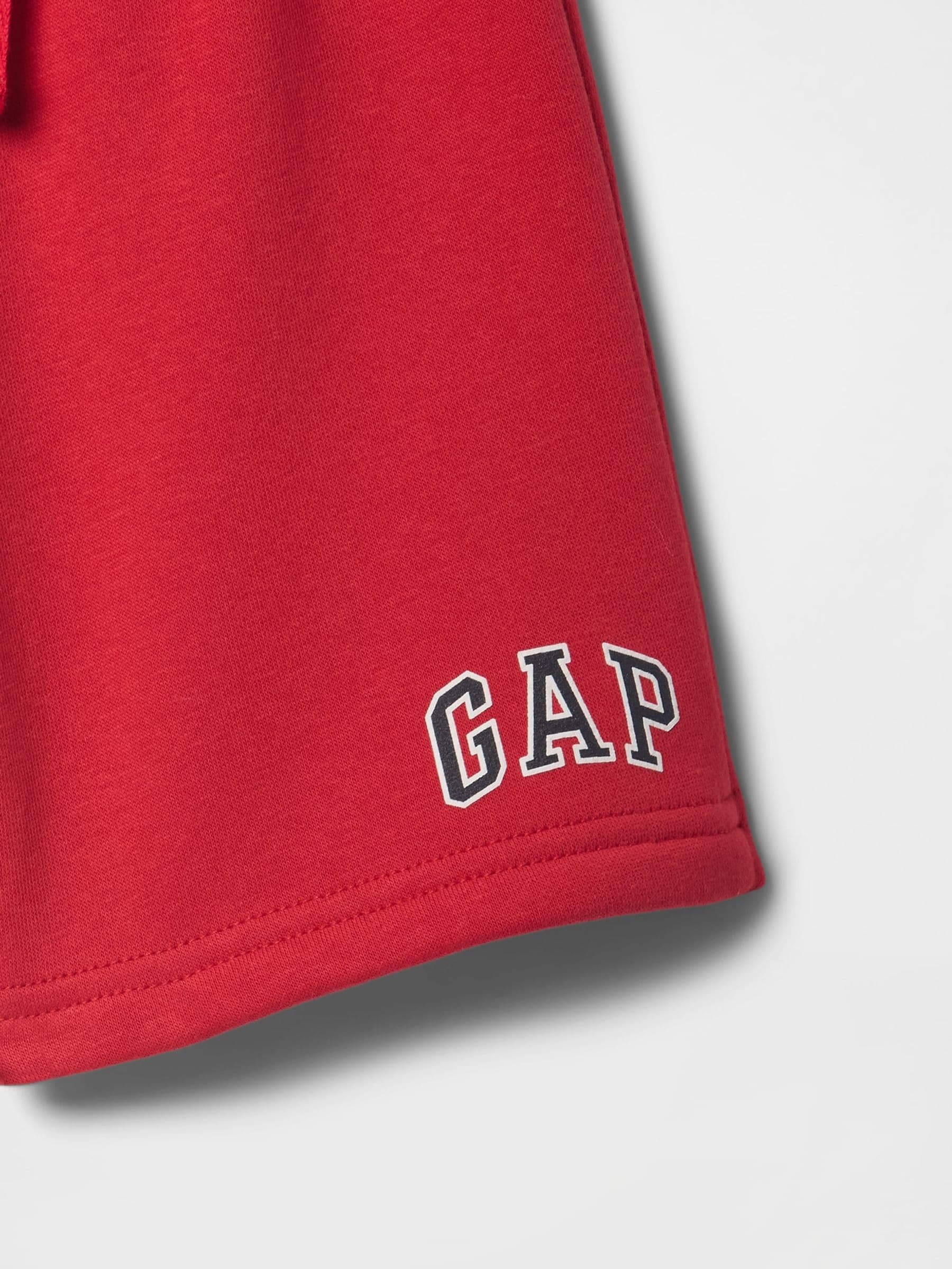 Rood - Gap joggingbroek met elastische taille met logo (6 mnd - 5 jr)