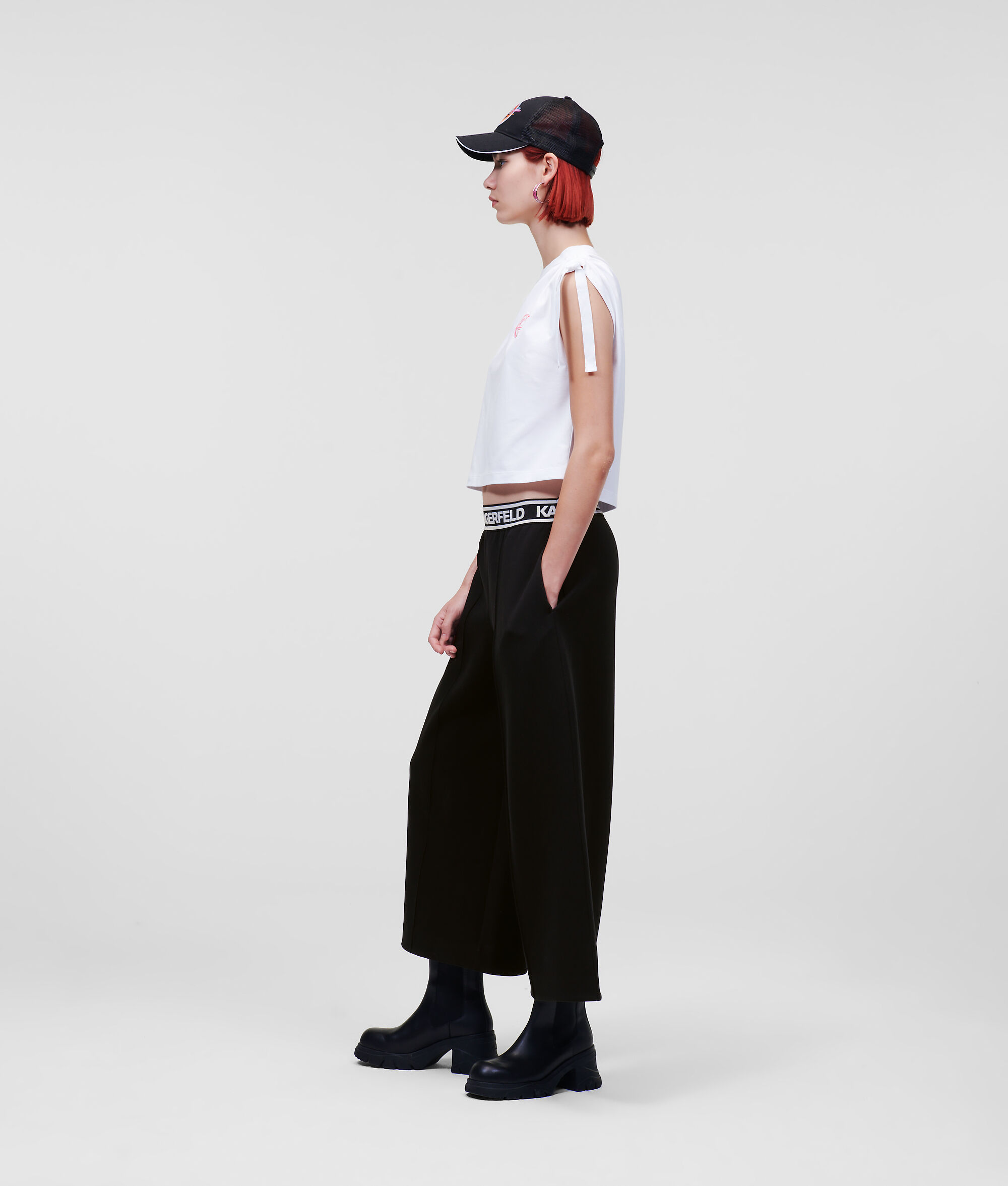 JUPE-CULOTTE AVEC LOGO KARL