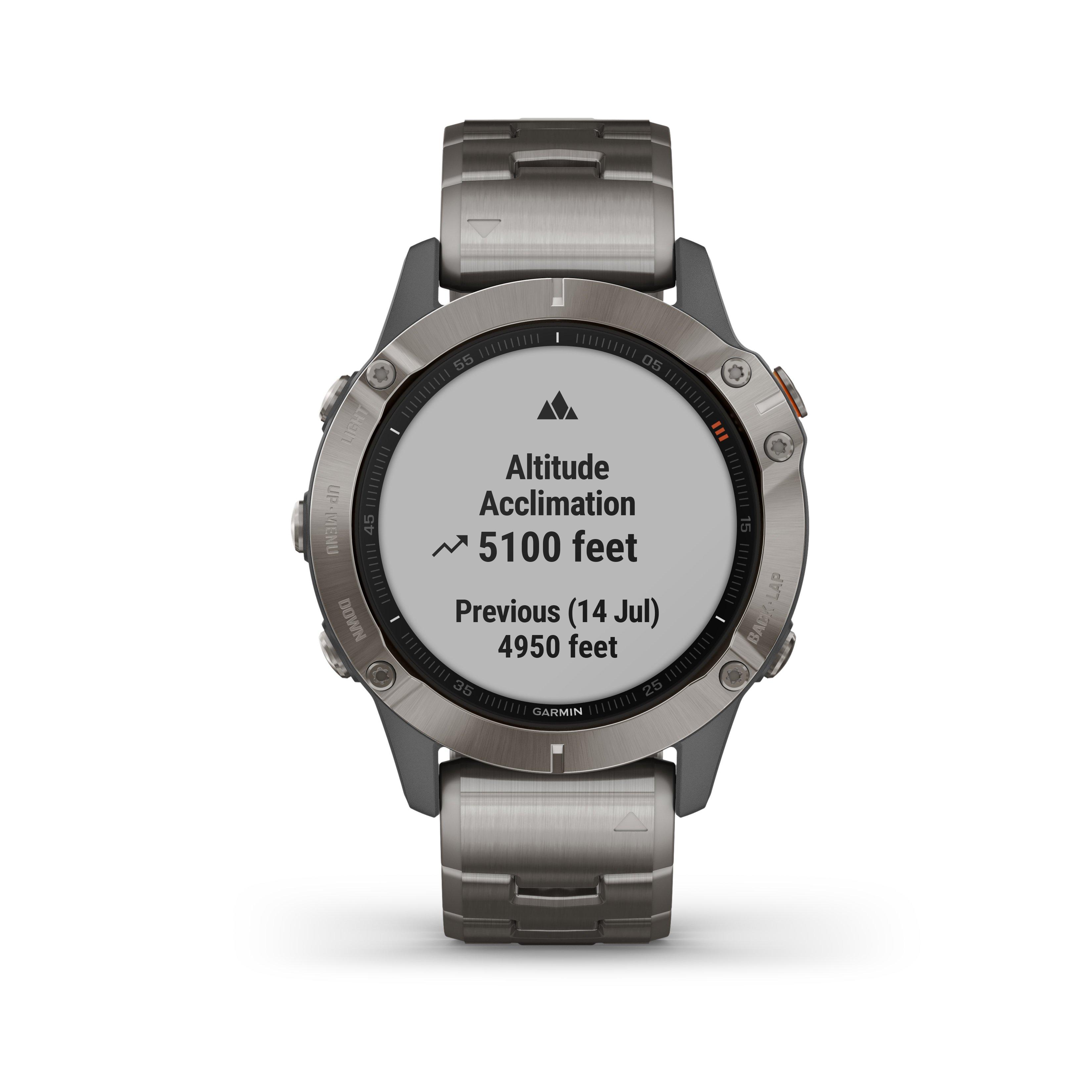 Garmin Fenix 6 Sapphire Plastic/resin Fitness Watch