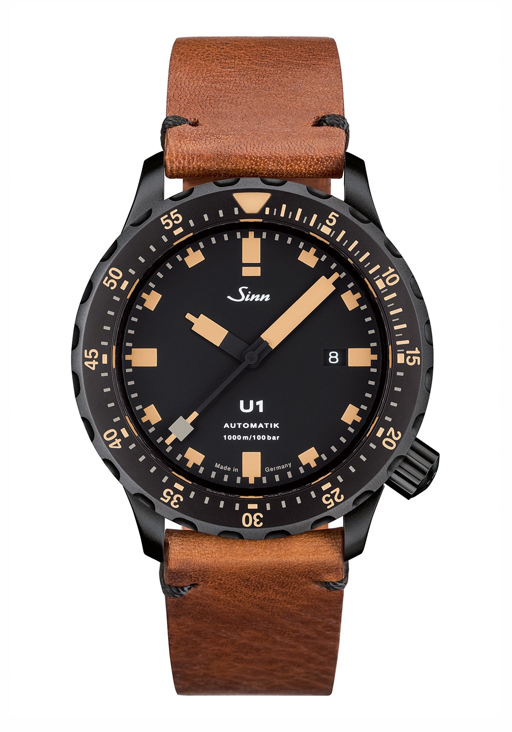 Sinn Taucheruhr U1 S E Automatik Braun 1010.023.LB