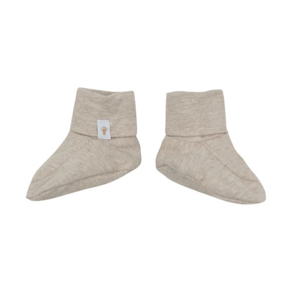 Klein Baby Slofjes – Beige Melange
