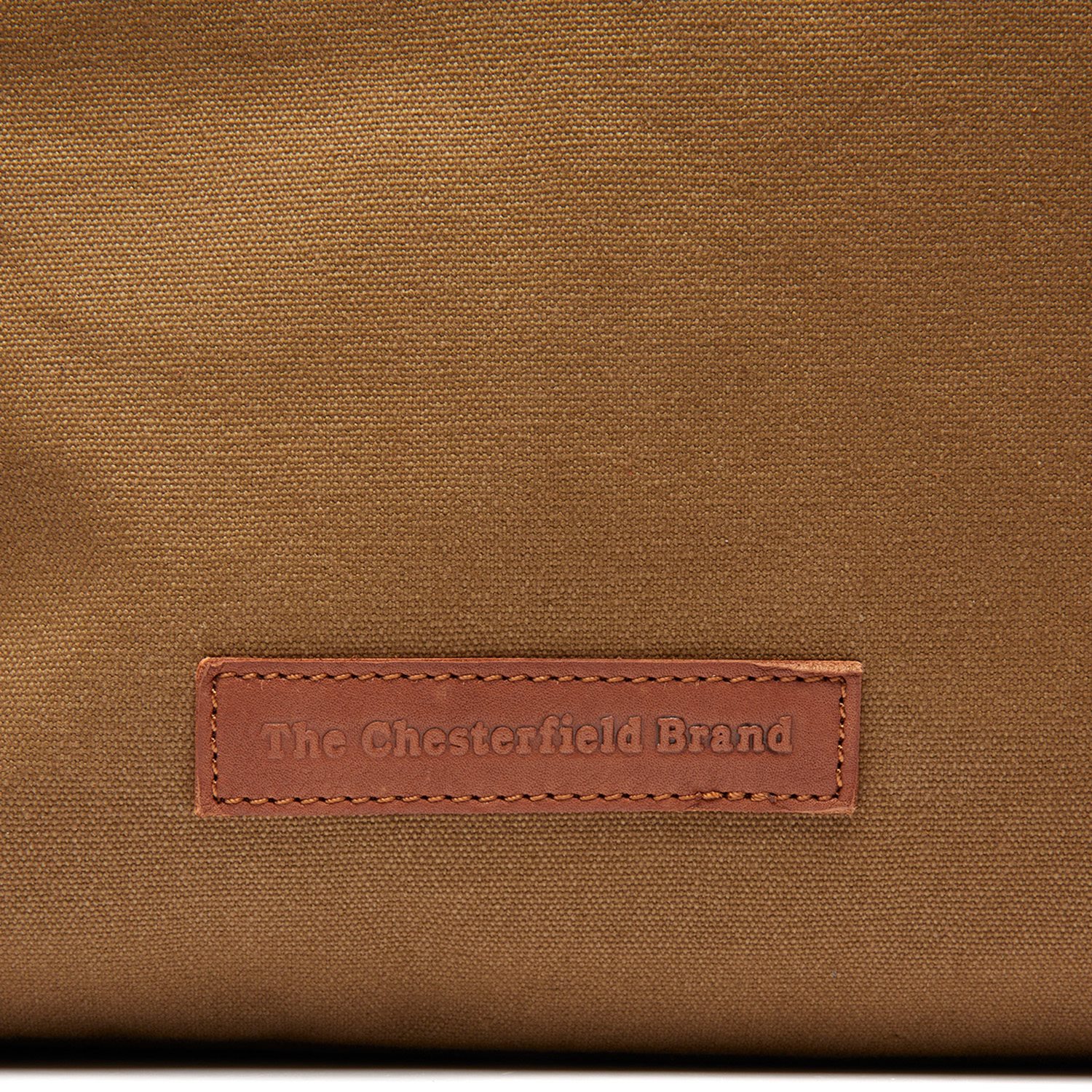 The Chesterfield Brand Alicia Washed Canvas Shopper olive green