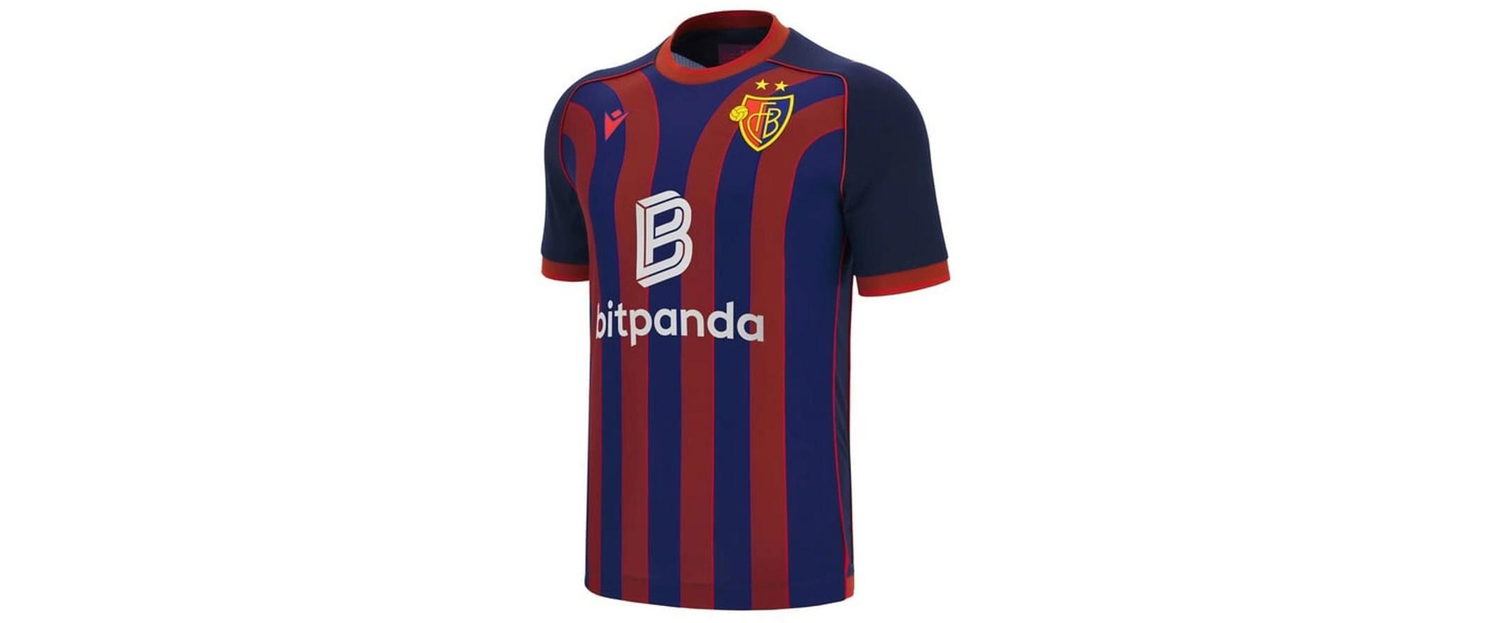 Home Jersey Junior 2025/26 152, Blau/RotHeimtrikot des FC Basel für die Saison 2025/26