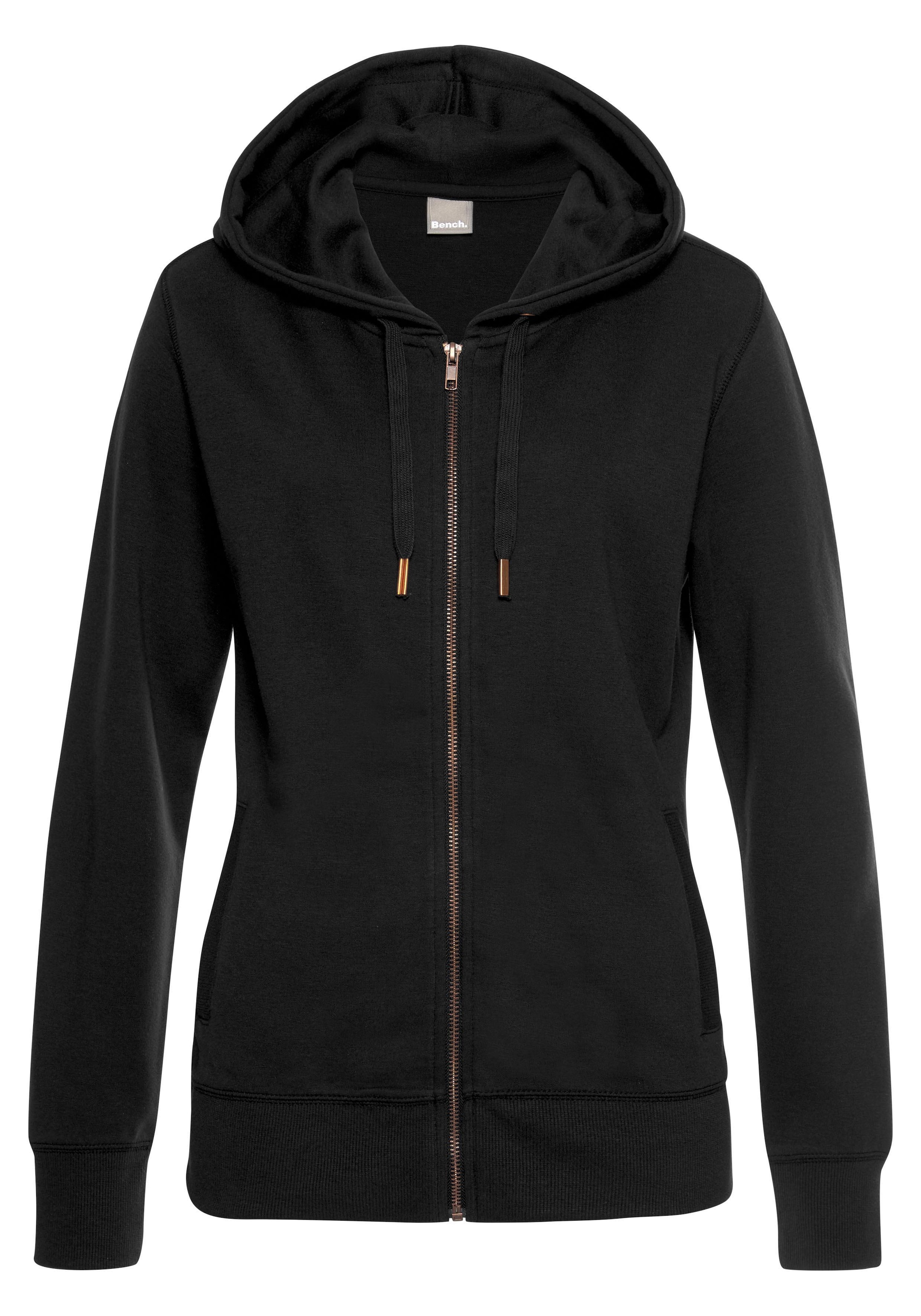Bench. Loungewear Sweatjacke , mit Taschen und Zipper, Loungeanzug