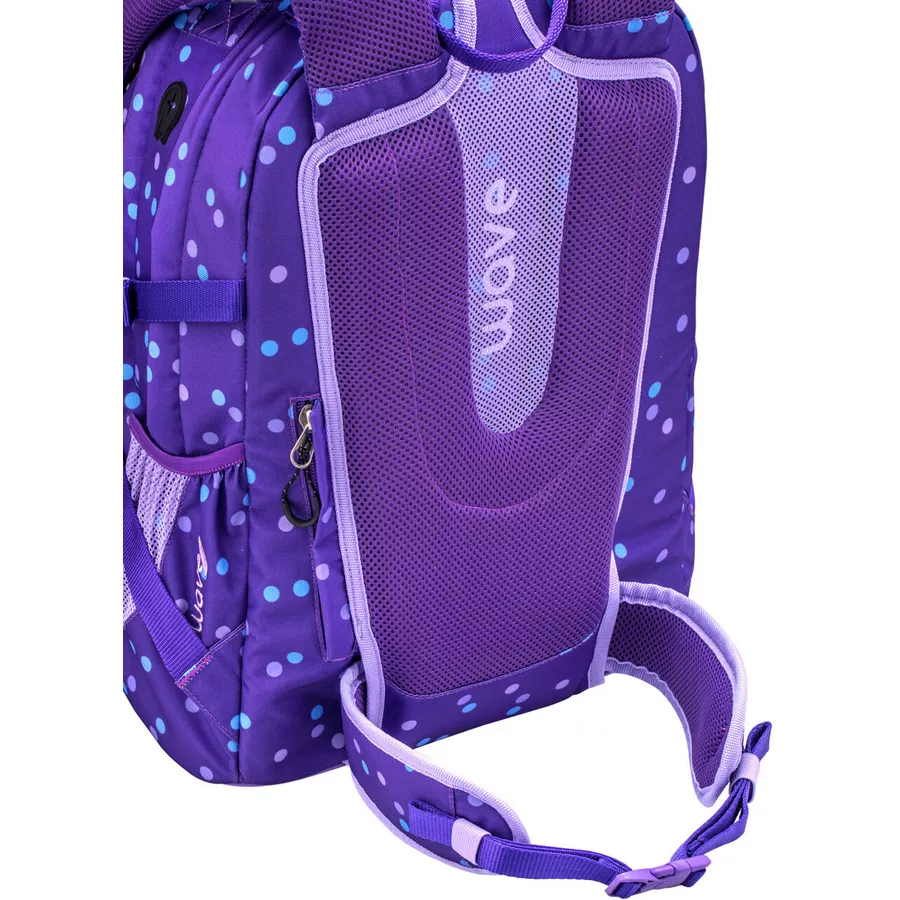 WAVE Rucksack Infinity Purple Dots
