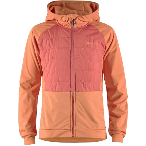 Veste ski de fond CRAFT ADV THERMAL XC HOOD JKT JR GLOW-CORAL