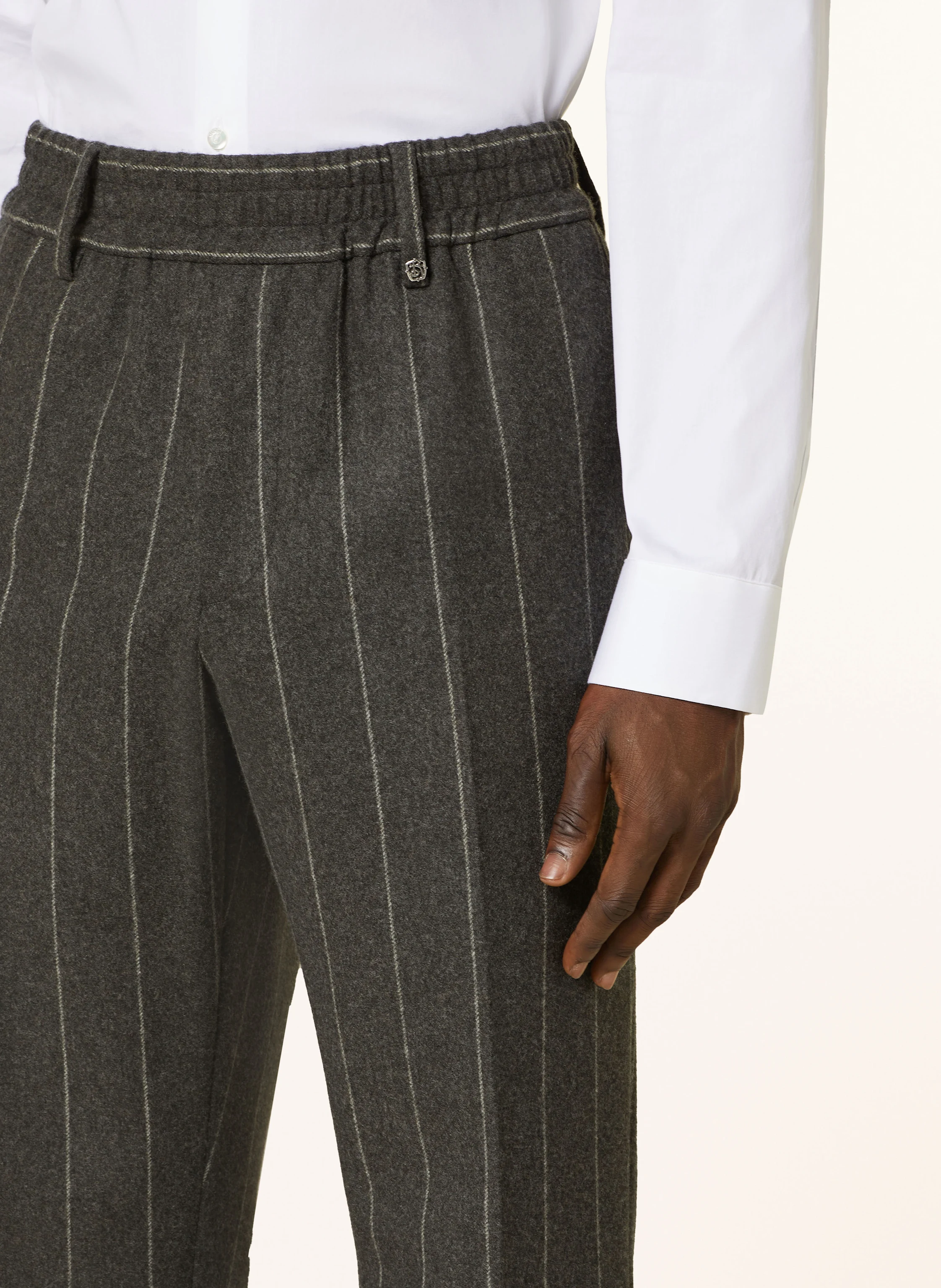 BURBERRY Anzughose Regular Fit aus Flanell