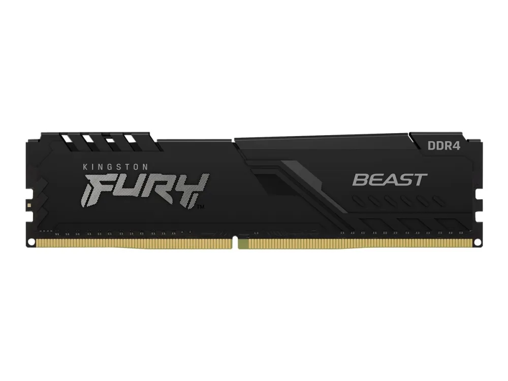 Kingston FURY Beast - DDR4 - sæt - 32 GB: 2 x 16 GB - DIMM 288-PIN - 3600 MT/s / PC4-28800 - CL18 - 1.35 V - ikke bufferet - ikke-ECC - sort